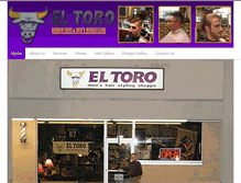 Tablet Screenshot of eltoromenshairstyling.com